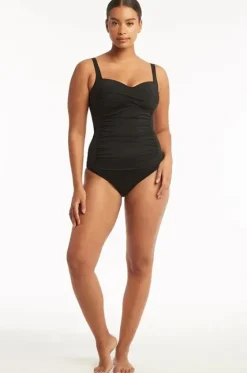 Eco Essentials Twist Front Tankini Separate|Sea Level Best