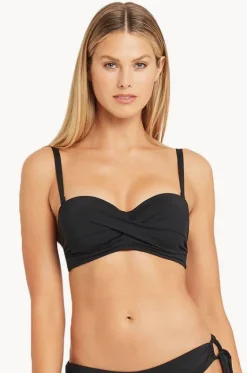 Eco Essentials Twist Front Bandeau|Sea Level Online