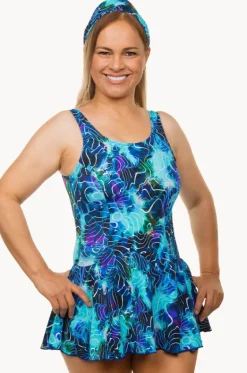 Electric Ocean Swim Dress|T.h.e. Swimwear Sale