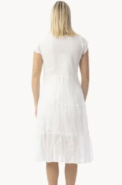 Essentials Cotton Gauze Bias Dress|Orientique New
