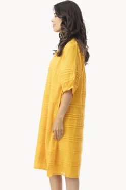 Essentials Cotton Gauze Pleated Dress|Orientique Online