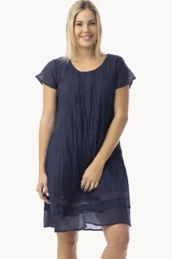 Essentials Gauze Frill Hem Dress|Orientique Discount