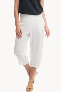 Essentials Linen 3/4 Pant|Orientique Hot