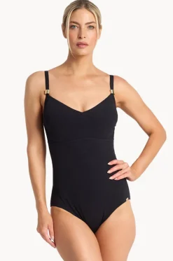 Fierce F/G Cup Ruched Front One Piece|Jantzen Hot