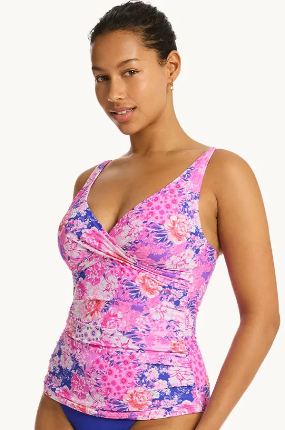 Fiesta Cross Front Tankini Separate|Sea Level Best
