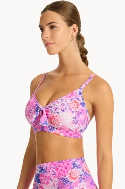 Fiesta DD/E Cup Tie Front Bralette|Sea Level Outlet