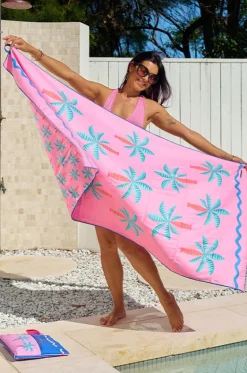 Fiesta Palm Sand Free Towel|Annabel Trends