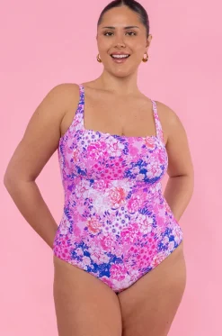 Fiesta Square Neck Bralette One Piece|Sea Level Clearance