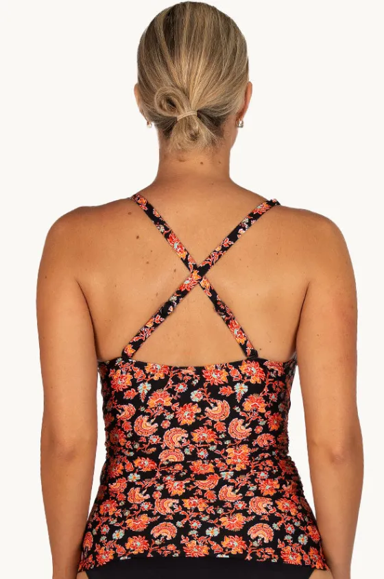 Flamenco D/E Cup Square Neck Tankini Separate|Baku Clearance
