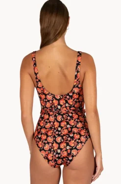Flamenco Square Neck One Piece|Baku