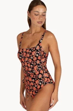 Flamenco Square Neck One Piece|Baku
