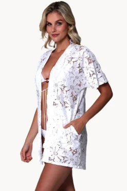 Floral Crochet Kimono|J.valdi Online