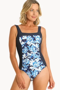 Floral Square Neck One Piece|Jantzen Clearance