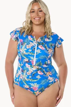Florida Frill Sleeve Sunsuit|Capriosca Best