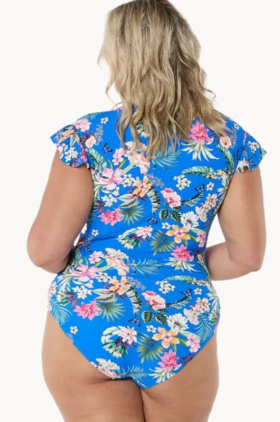 Florida Frill Sleeve Sunsuit|Capriosca Best