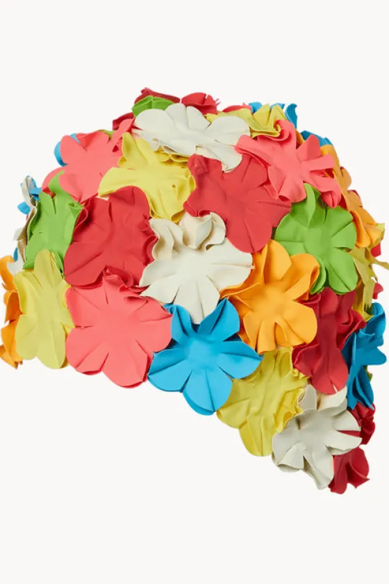 Flower Rubber Swim Cap|3p Clearance