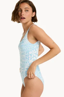 Flowers Wave One Piece|Roxy Best