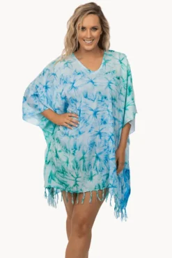 Fluro Dye V Neck Cover Up|Sundrenched New