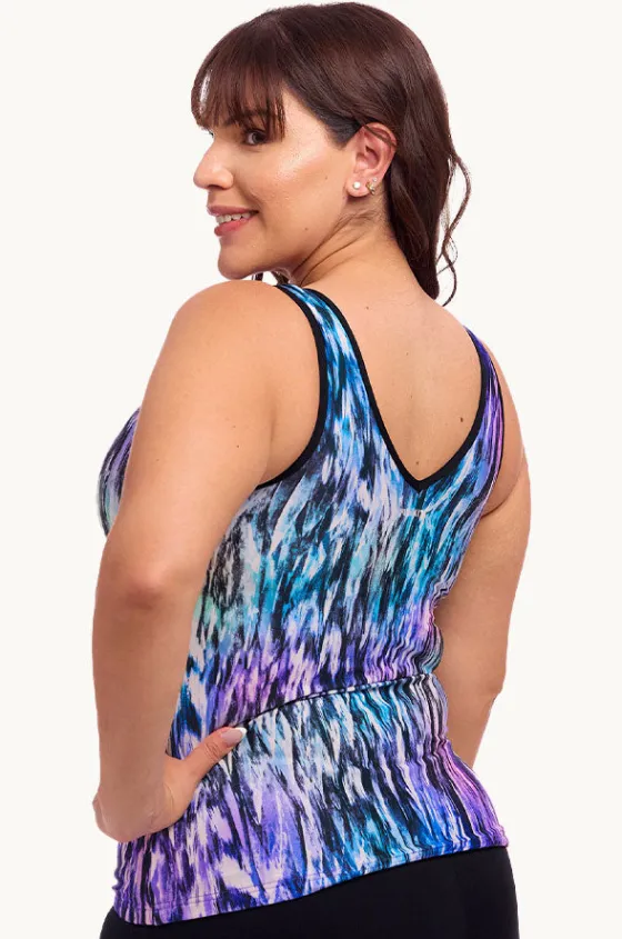 Fly Dye DD/E Cup Zip Tankini Separate|Funkita Best