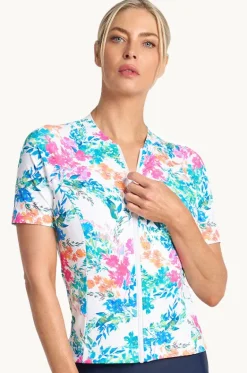 Fresia Short Sleeve Suntop|Jantzen Hot