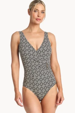 Geneva Bar Surplice One Piece|Jantzen Clearance