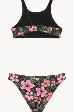 Girls Active Floral Crop Set|Roxy