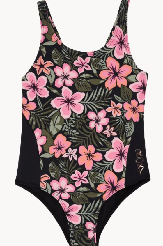 Girls Active Floral One Piece|Roxy Outlet