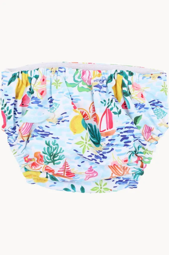 Girls Addison Aqua Nappy|Minihaha Online