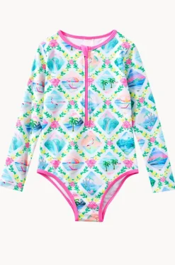 Girls Aloha Sunsuit|Milky Outlet