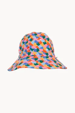 Girls Art Fun Wide Brim Swim Hat|Acorn Online