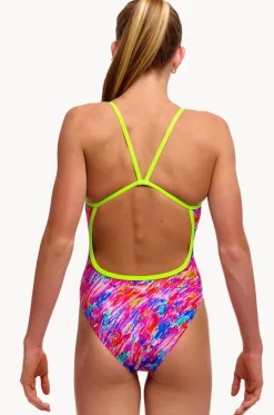 Girls Blow In Single Strap One Piece|Funkita
