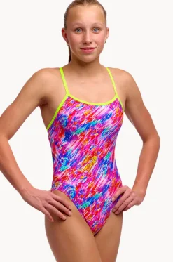 Girls Blow In Single Strap One Piece|Funkita