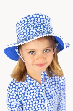 Girls Blue Daisy Sunhat|Babes In The Shade Online