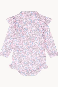 Girls Bluebell Floral Sunsuit|Huxbaby Online