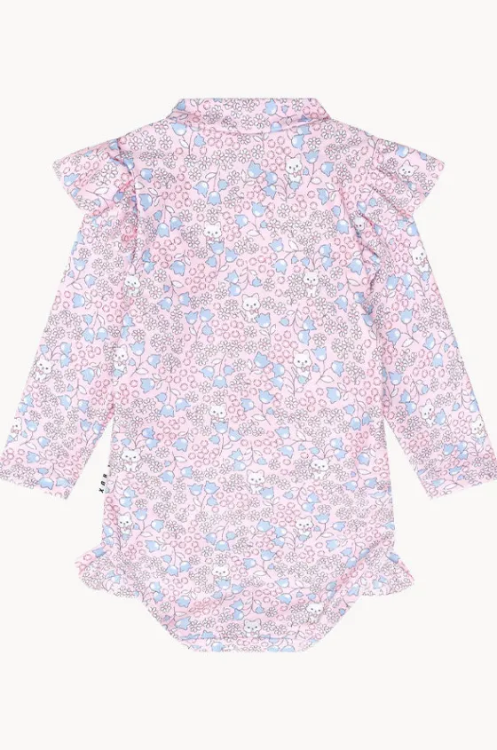 Girls Bluebell Floral Sunsuit|Huxbaby Online