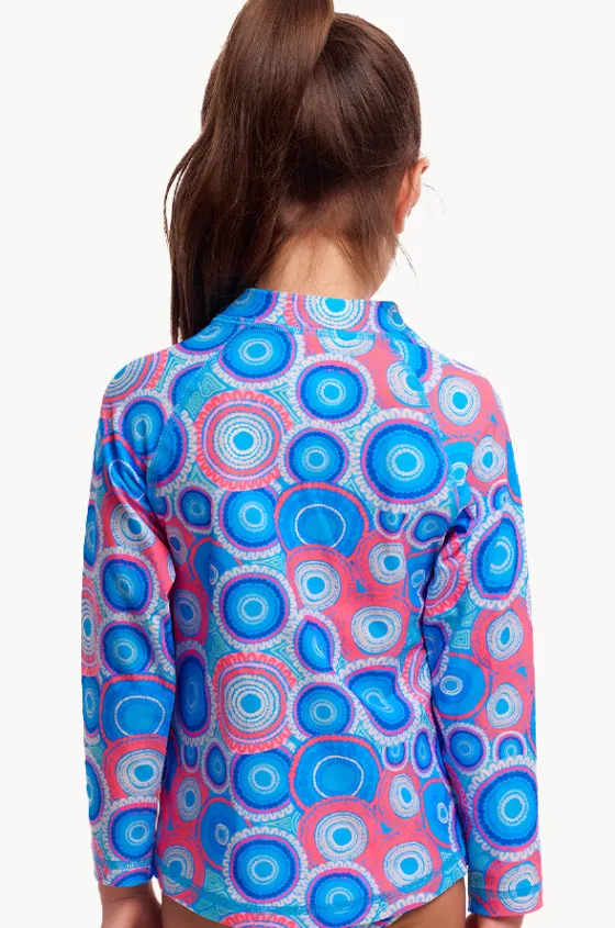 Girls Bundjalung Blue Suntop|Funkita Discount