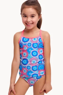Girls Bundjalung Blue Tankini Set|Funkita New