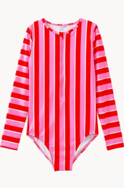 Girls Candy Stripe Sunsuit|Milky Outlet