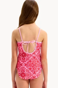 Girls Capri Tile One Piece|Seafolly Girls Discount
