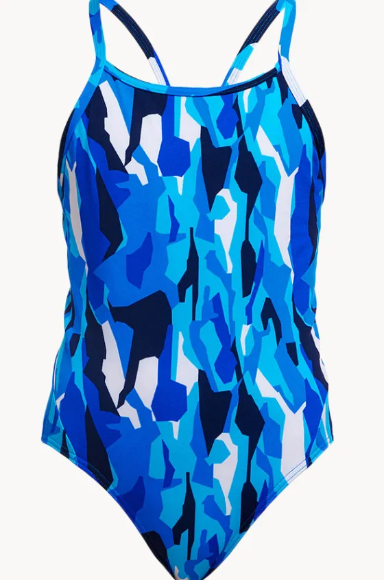 Girls Diamond Back One Piece|Funkita Hot