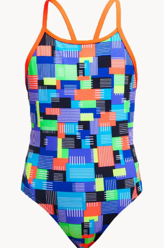 Girls Diamond Back One Piece|Funkita Clearance