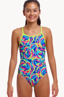 Girls Choppy Waters Diamond Back One Piece|Funkita Online