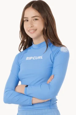 Girls Classic Surf Long Sleeve Suntop|Rip Curl Hot