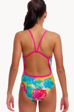 Girls Cloudy Colours Single Strap One Piece|Funkita Clearance