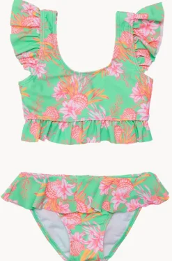 Girls Coastal Shells Frill Crop Set|Snapper Rock Sale