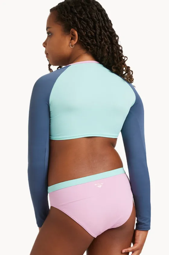 Girls Colorblock Crop Suntop Set|Roxy Outlet