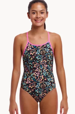 Girls Copper Cluster Diamond Back One Piece|Funkita Online