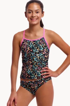 Girls Copper Cluster Tankini Set|Funkita Online