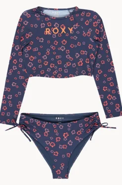 Girls Cute Ditsy Crop Suntop Set|Roxy New
