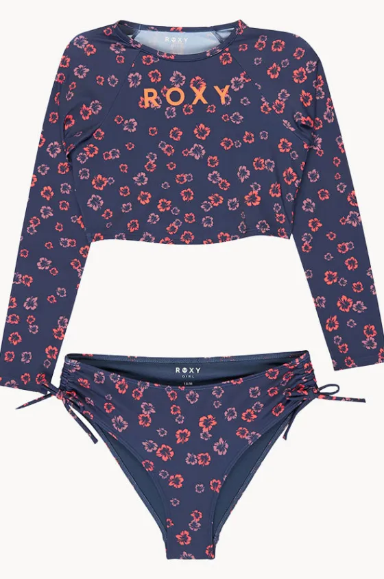 Girls Cute Ditsy Crop Suntop Set|Roxy New